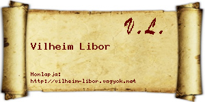 Vilheim Libor névjegykártya